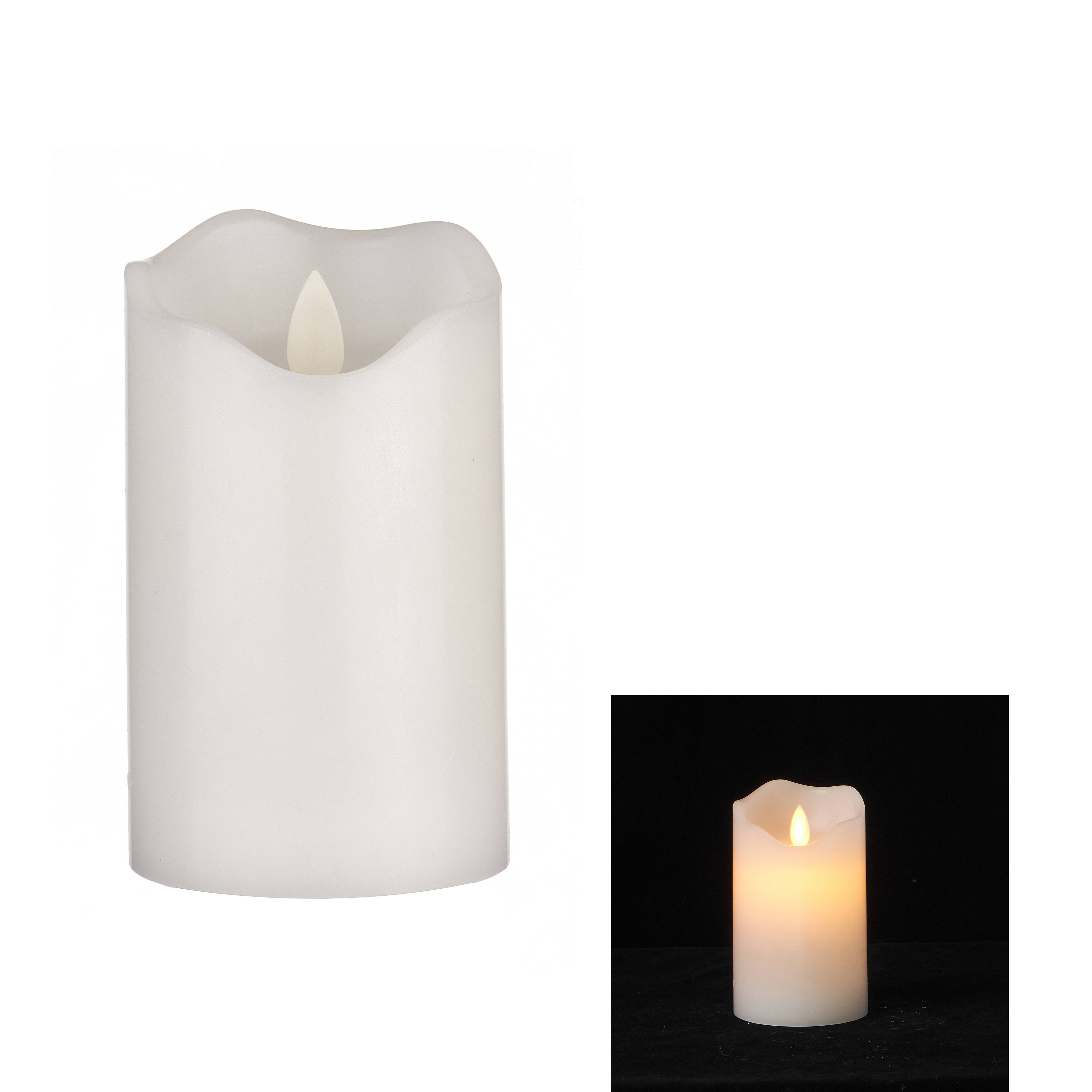 Ecloz - Bougie LED blanche H.12,5 cm - ECLOZ
