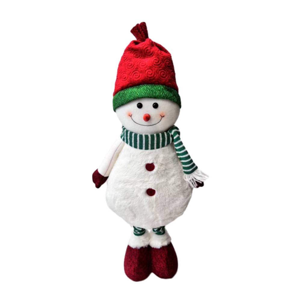 Ecloz - Décoration bonhomme de neige avec écharpe verte H. 84 cm - ECLOZ - Image 1