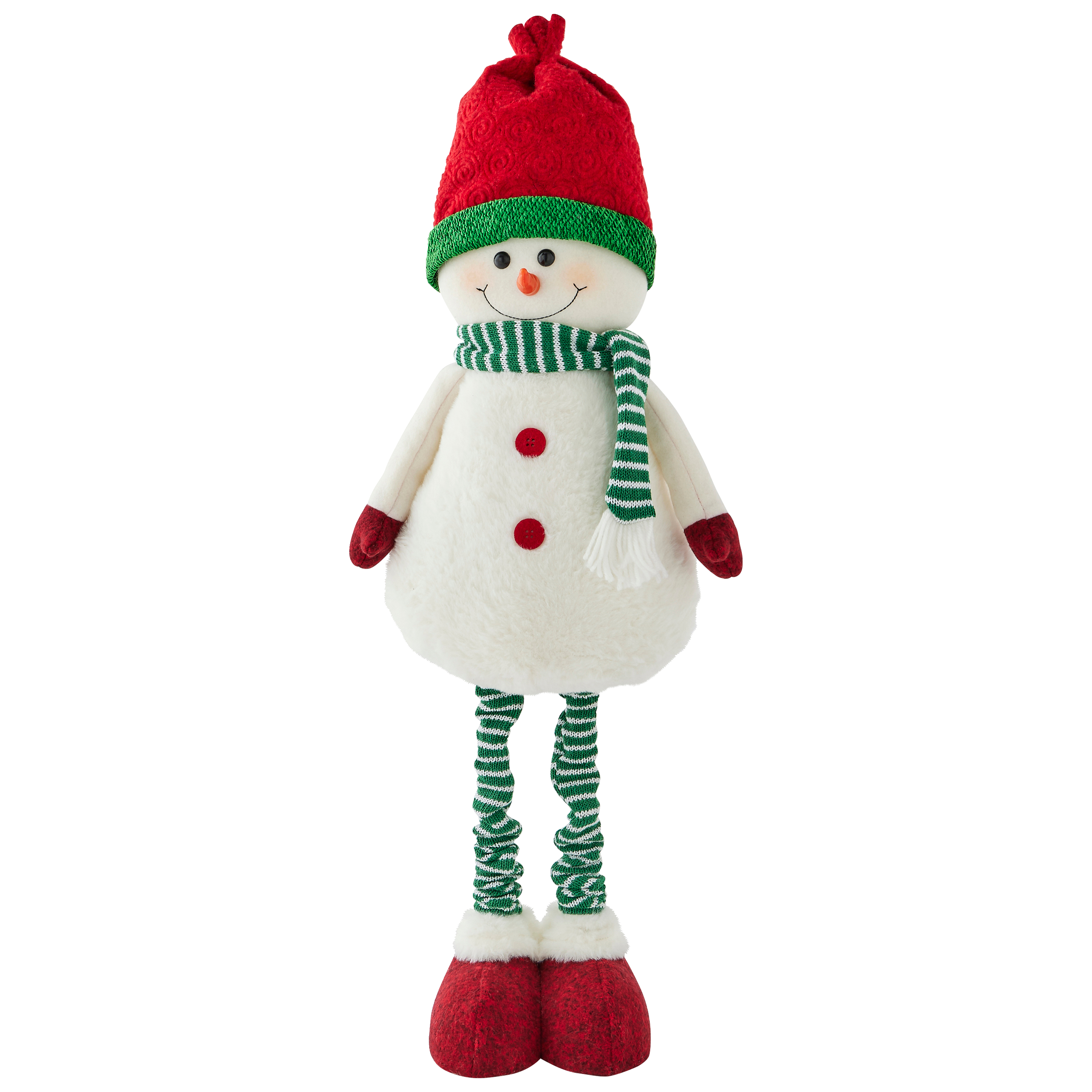 Ecloz - Décoration bonhomme de neige avec écharpe verte H. 84 cm - ECLOZ - Image 2