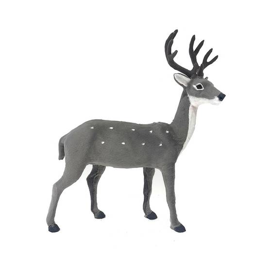 Ecloz - Décoration cerf gris H. 38 cm - ECLOZ