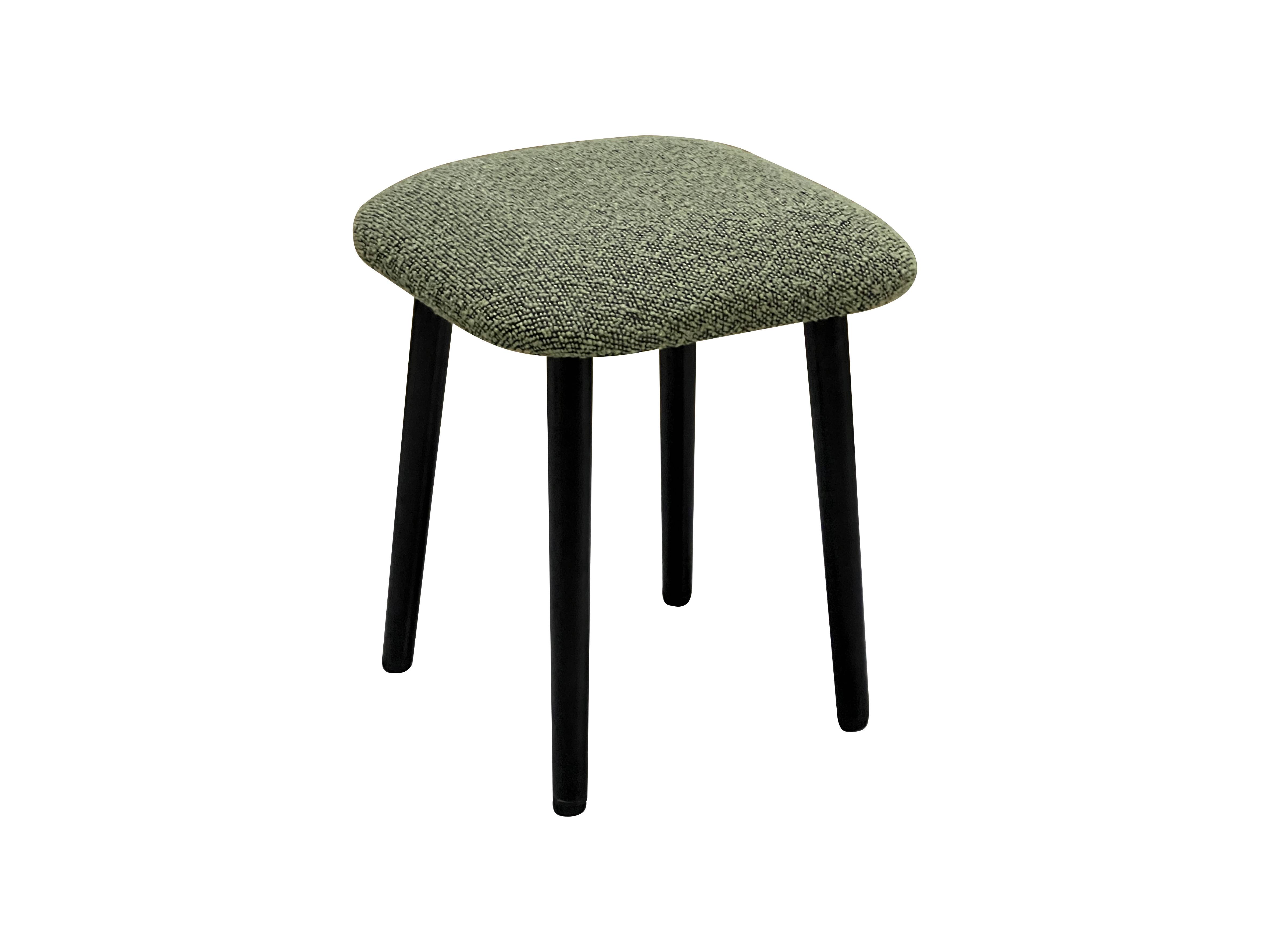Ecloz - Tabouret vert 4 pieds en métal H.40 cm - ECLOZ