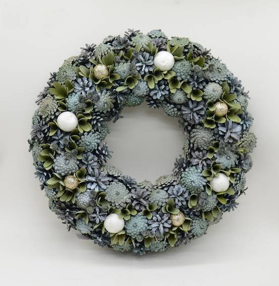 Ecloz - Couronne PDP ton vert Ø 48 cm - ECLOZ
