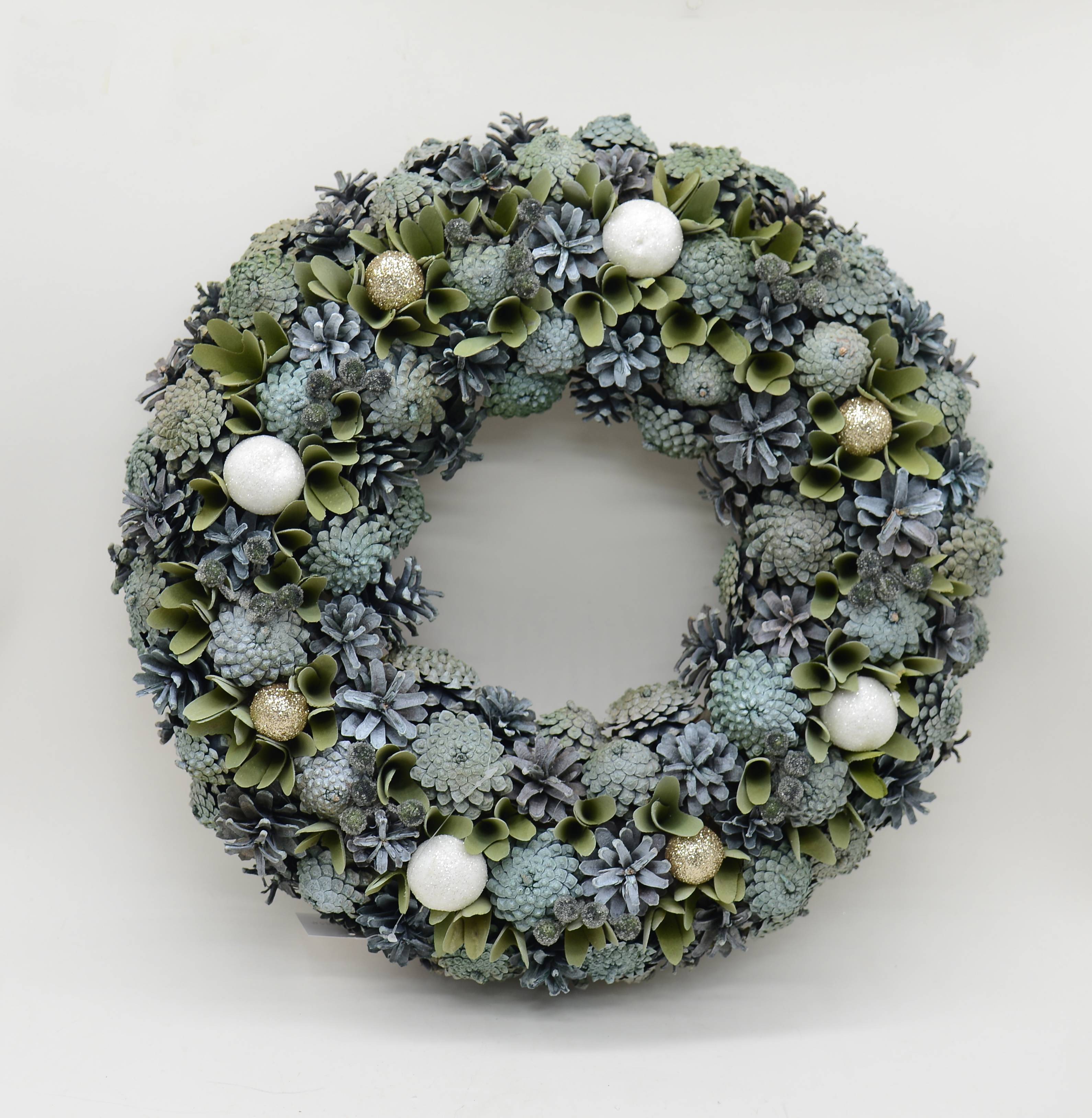 Ecloz - Couronne PDP ton vert Ø 48 cm - ECLOZ