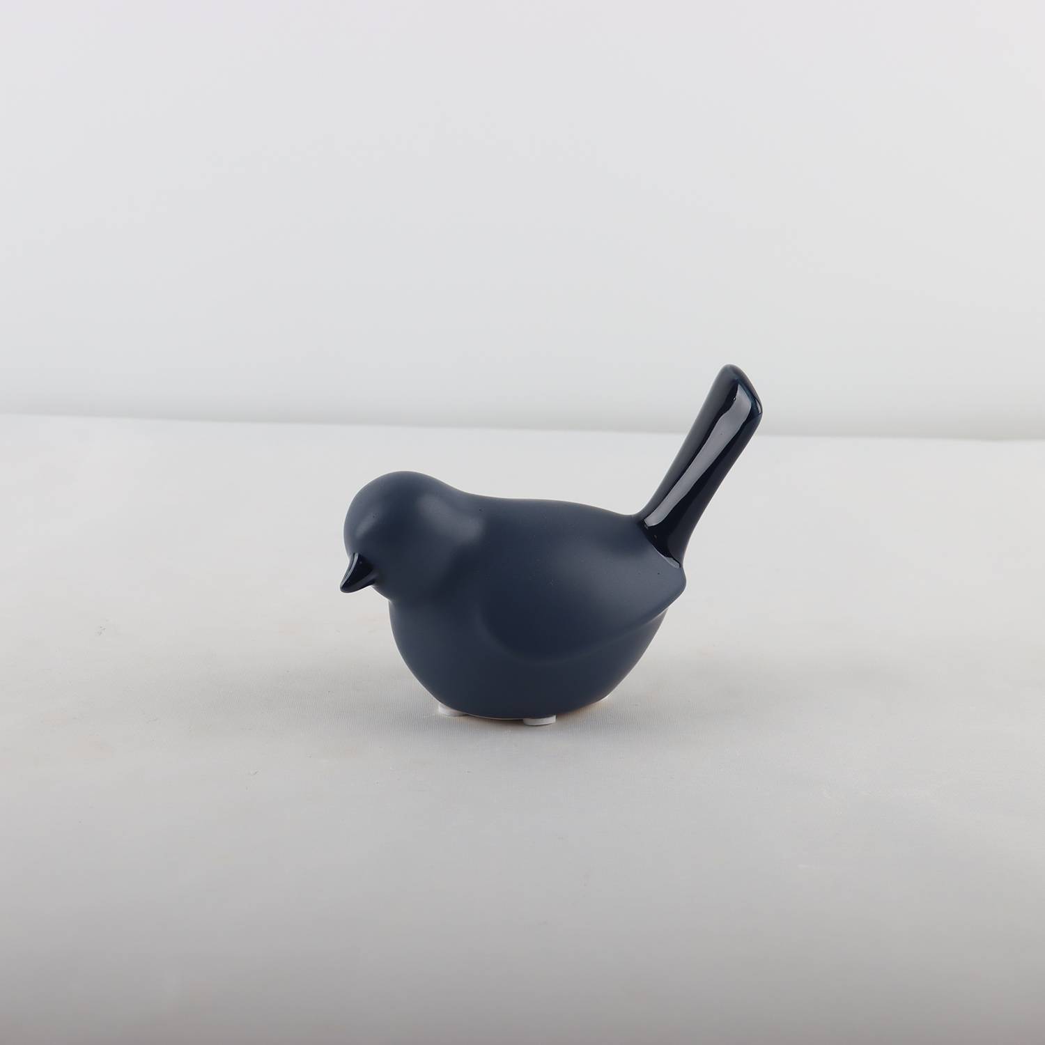 Ecloz - Oiseau tête de face bleu H.11 cm - ECLOZ - Image 2