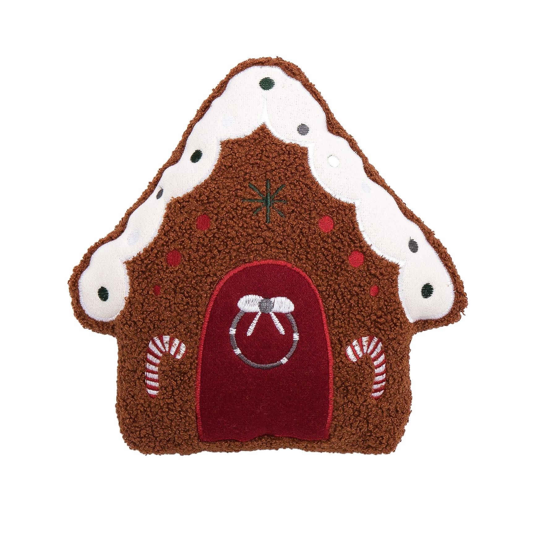 Coussin maison marron - ECLOZ