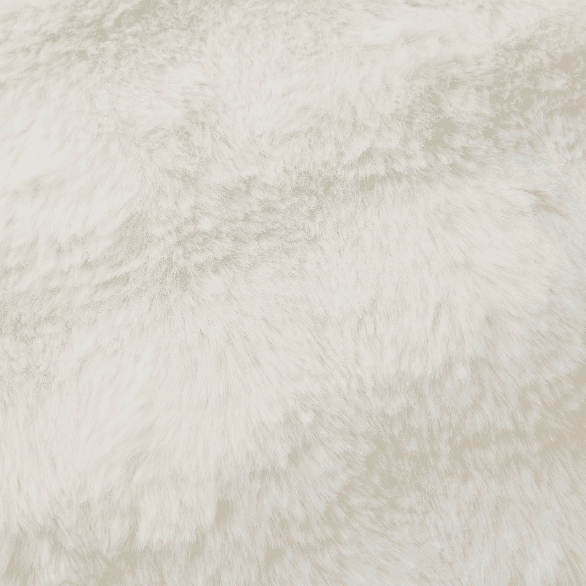 Coussin en fourrure L.45 x l.45 cm blanc - ECLOZ - Image 3