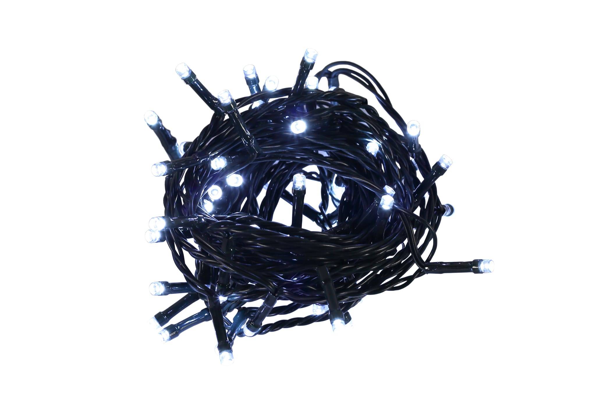 Guirlande 64 LED blanc froid L.5 m - ECLOZ