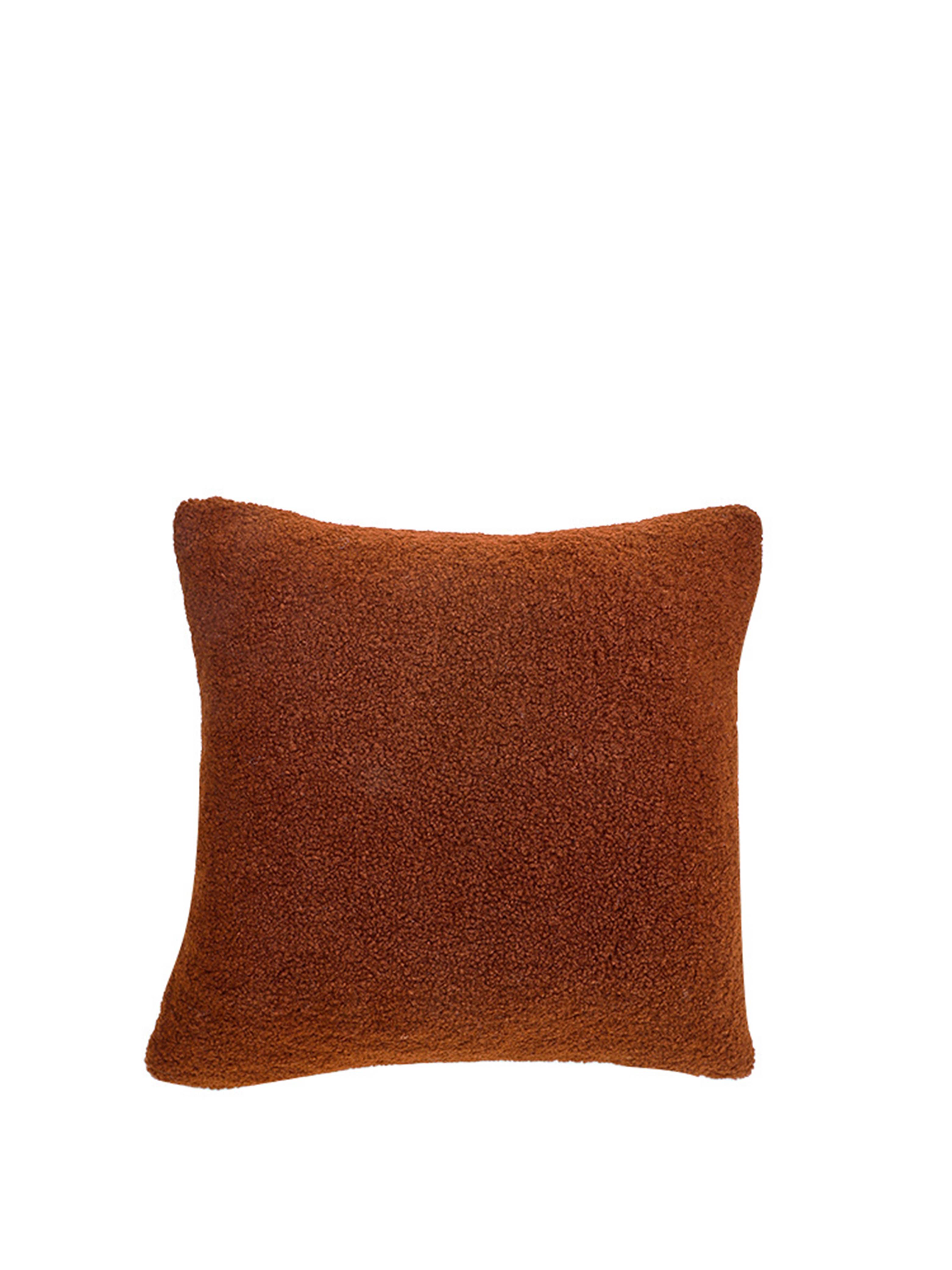 Ecloz - Coussin à bouclettes terracotta - ECLOZ
