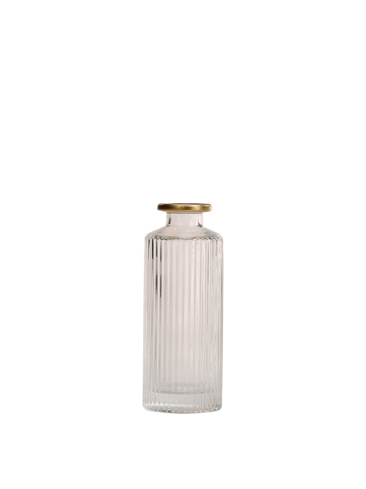 Soliflore strié bord doré H.13 cm - ECLOZ