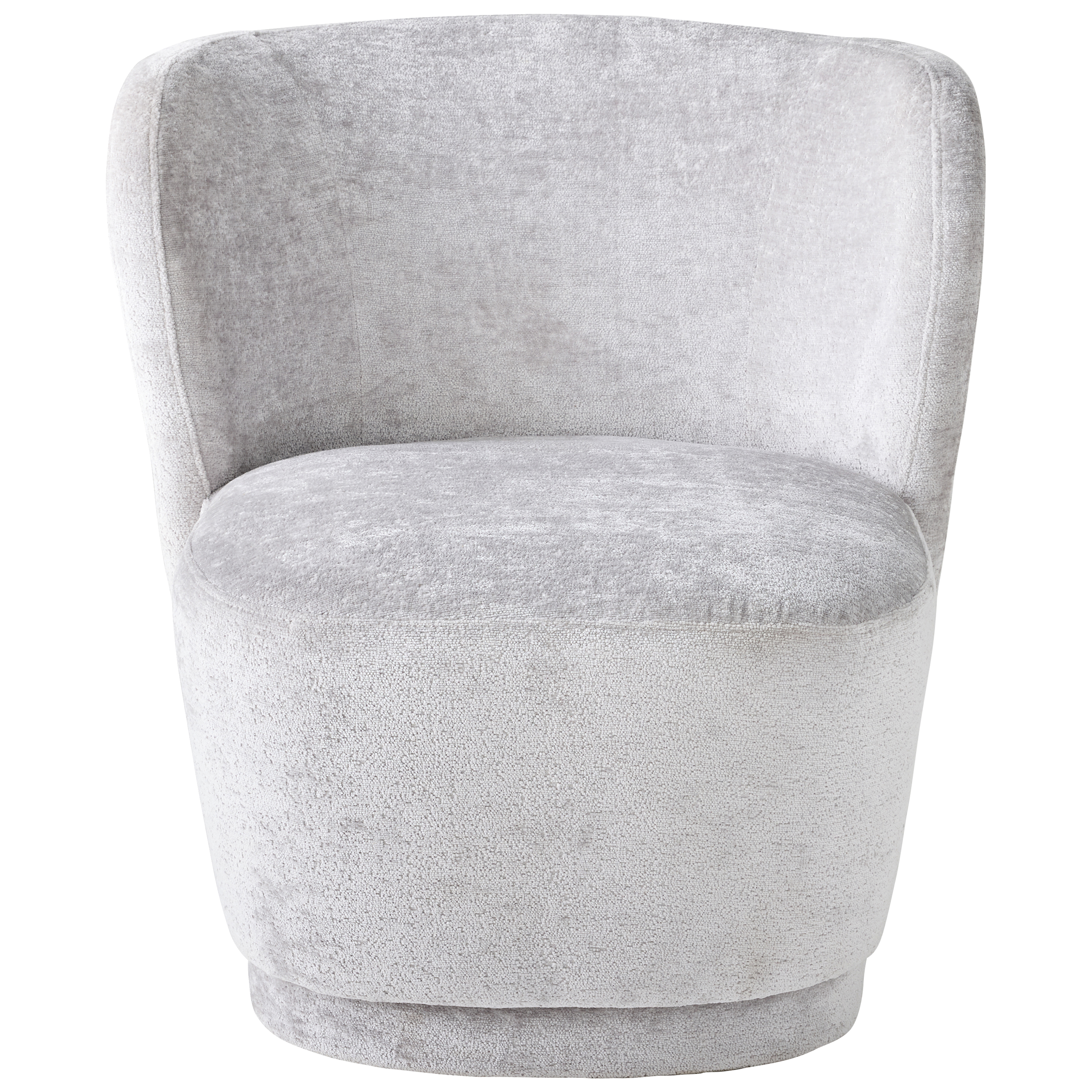 Ecloz - Fauteuil mix velours gris clair - ECLOZ - Image 3