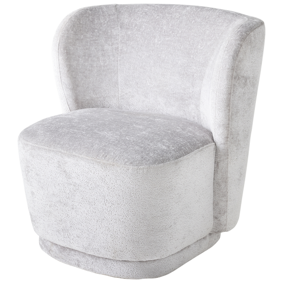 Ecloz - Fauteuil mix velours gris clair - ECLOZ - Image 2