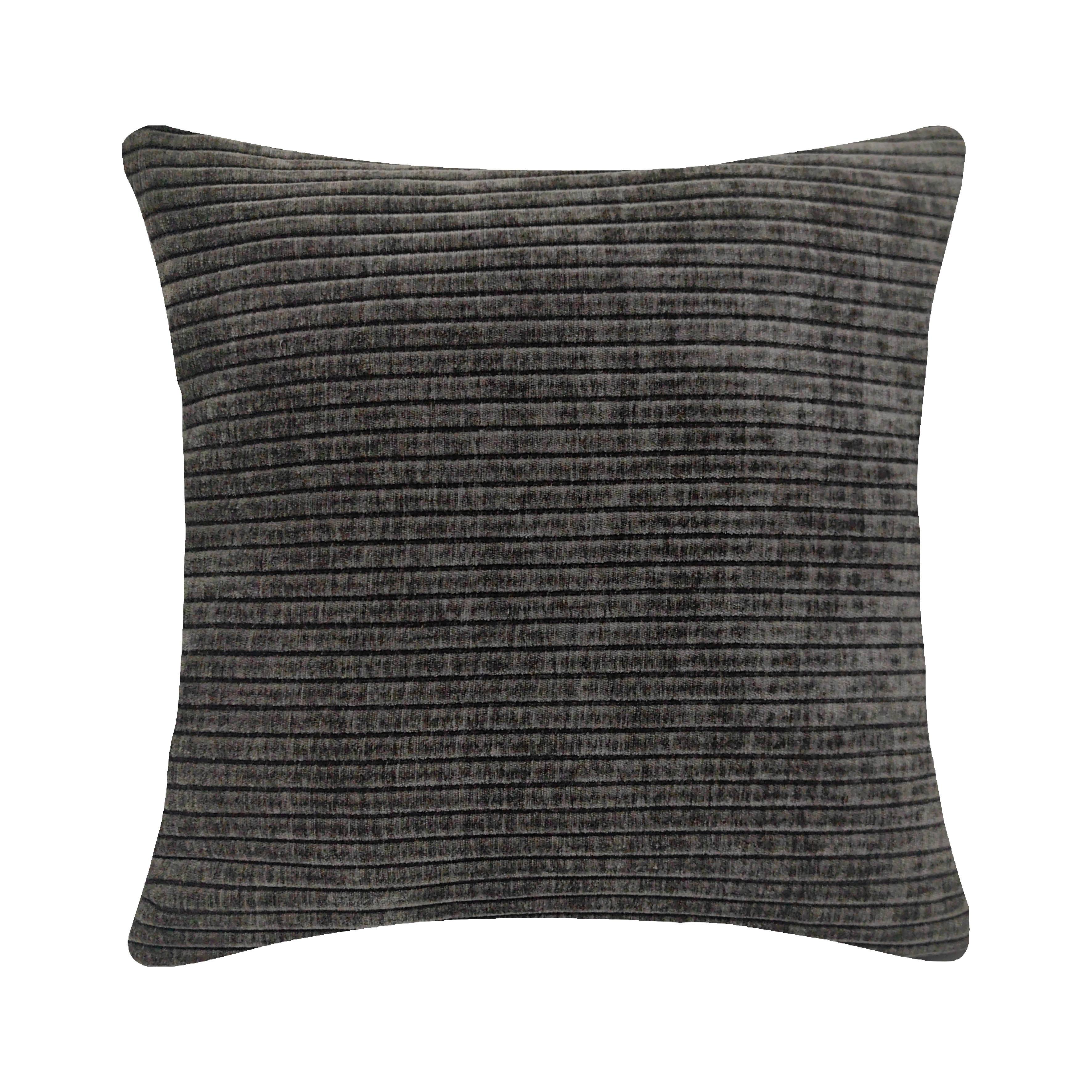 Ecloz - Coussin vert à bandes L.40 x l.40 cm - ECLOZ