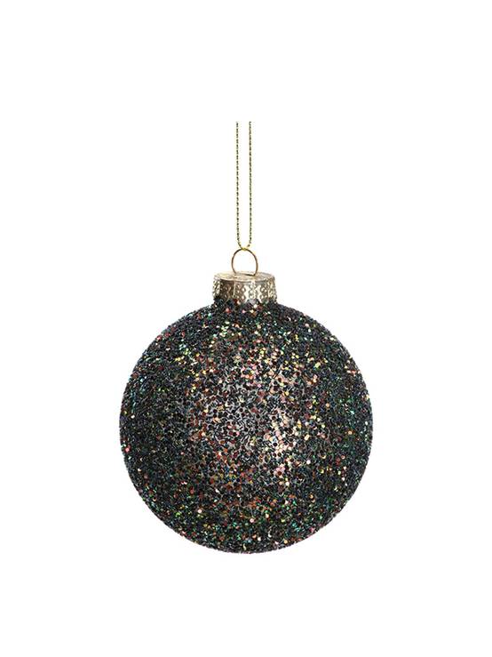 Boule de Noël multi-paillettes verre Ø 8 cm - ECLOZ