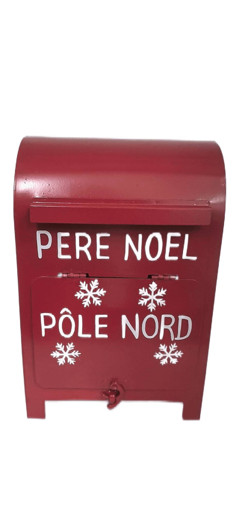 Boîte aux lettres décorative Père Noël rouge H. 23 cm - ECLOZ - Image 1