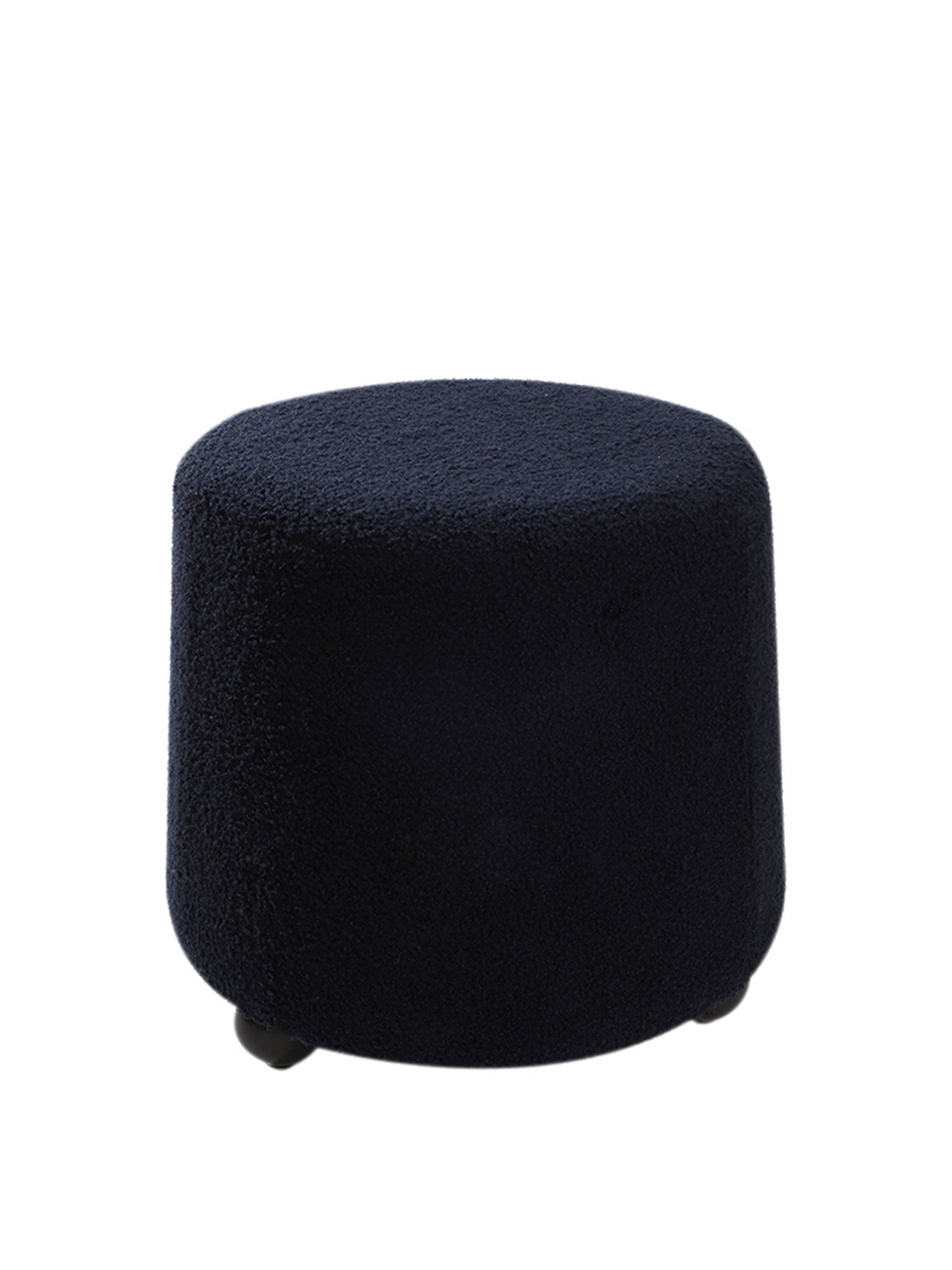 Ecloz - Pouf bleu foncé Ø 35 cm - ECLOZ