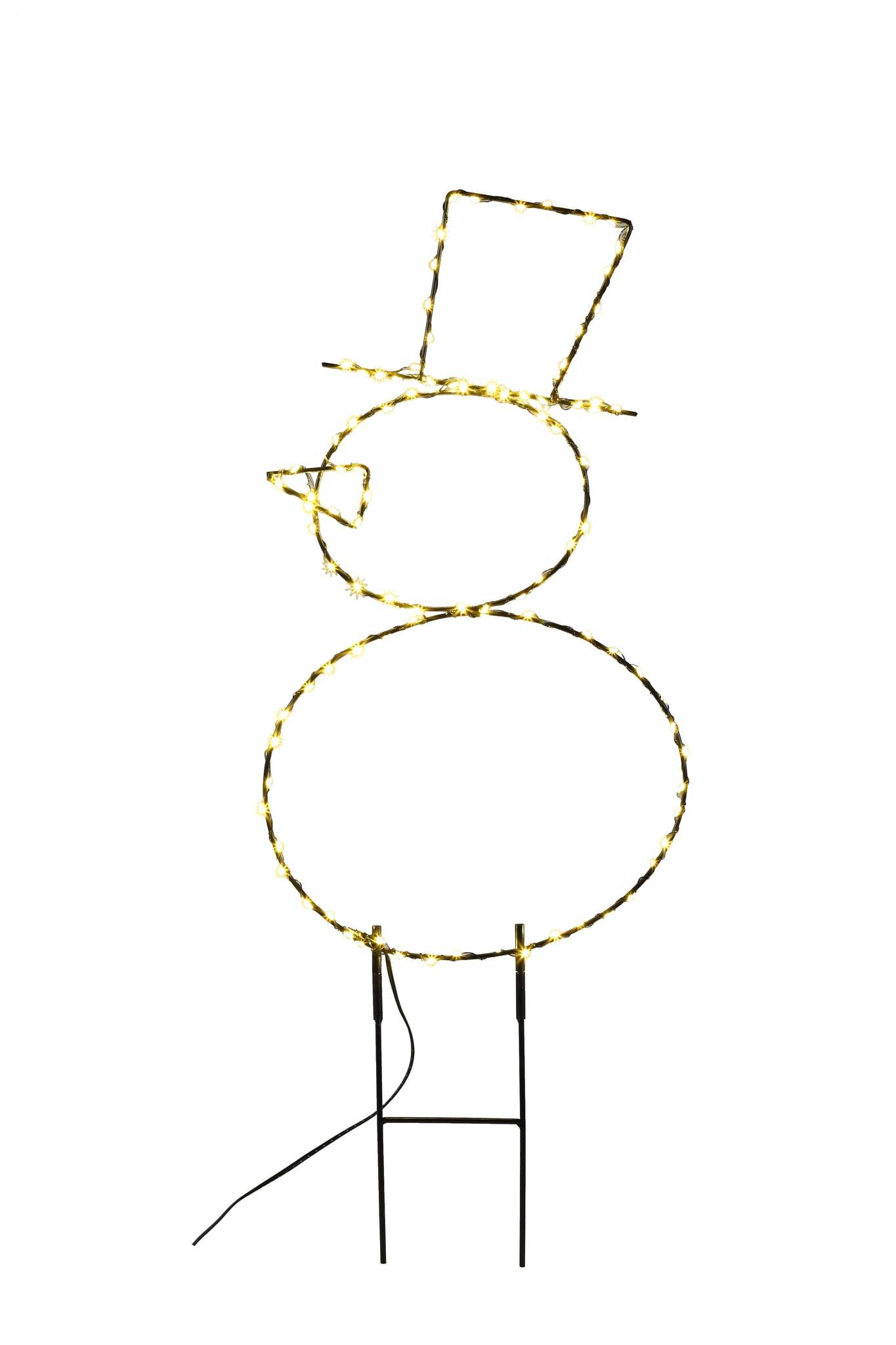 Bonhomme de neige en métal 175 LED - ECLOZ
