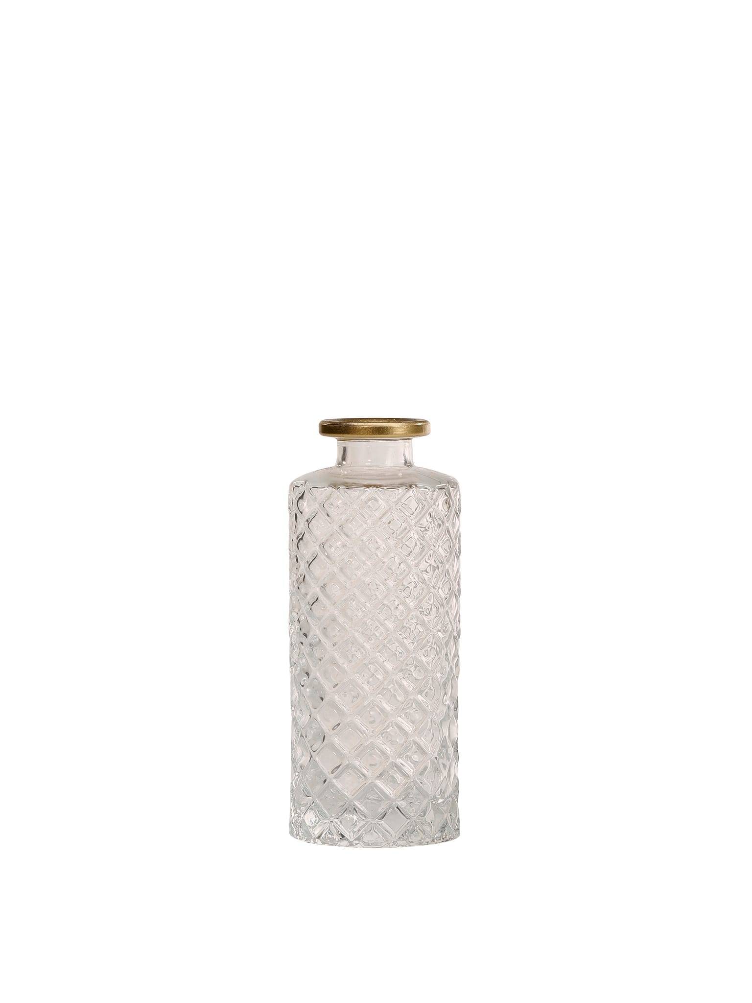 Soliflore relief bord doré H.13 cm - ECLOZ