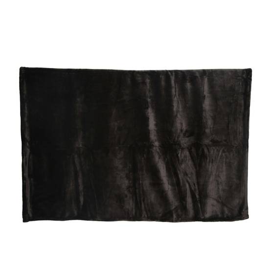 Plaid noir L.150 x l.125 cm - ECLOZ - Image 1