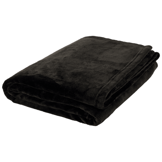 Plaid noir L.150 x l.125 cm - ECLOZ - Image 2