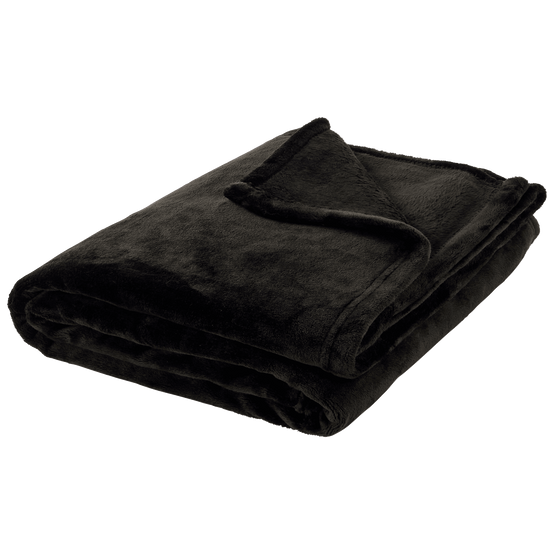 Plaid noir L.150 x l.125 cm - ECLOZ - Image 3