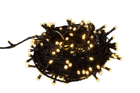 Guirlande 192 LED blanc chaud L.16 m - ECLOZ