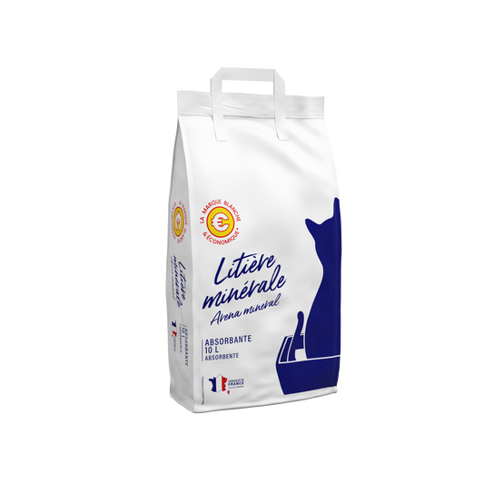 Marque Economique - Litière absorbante minérale pour chat - 10 L - Image 5