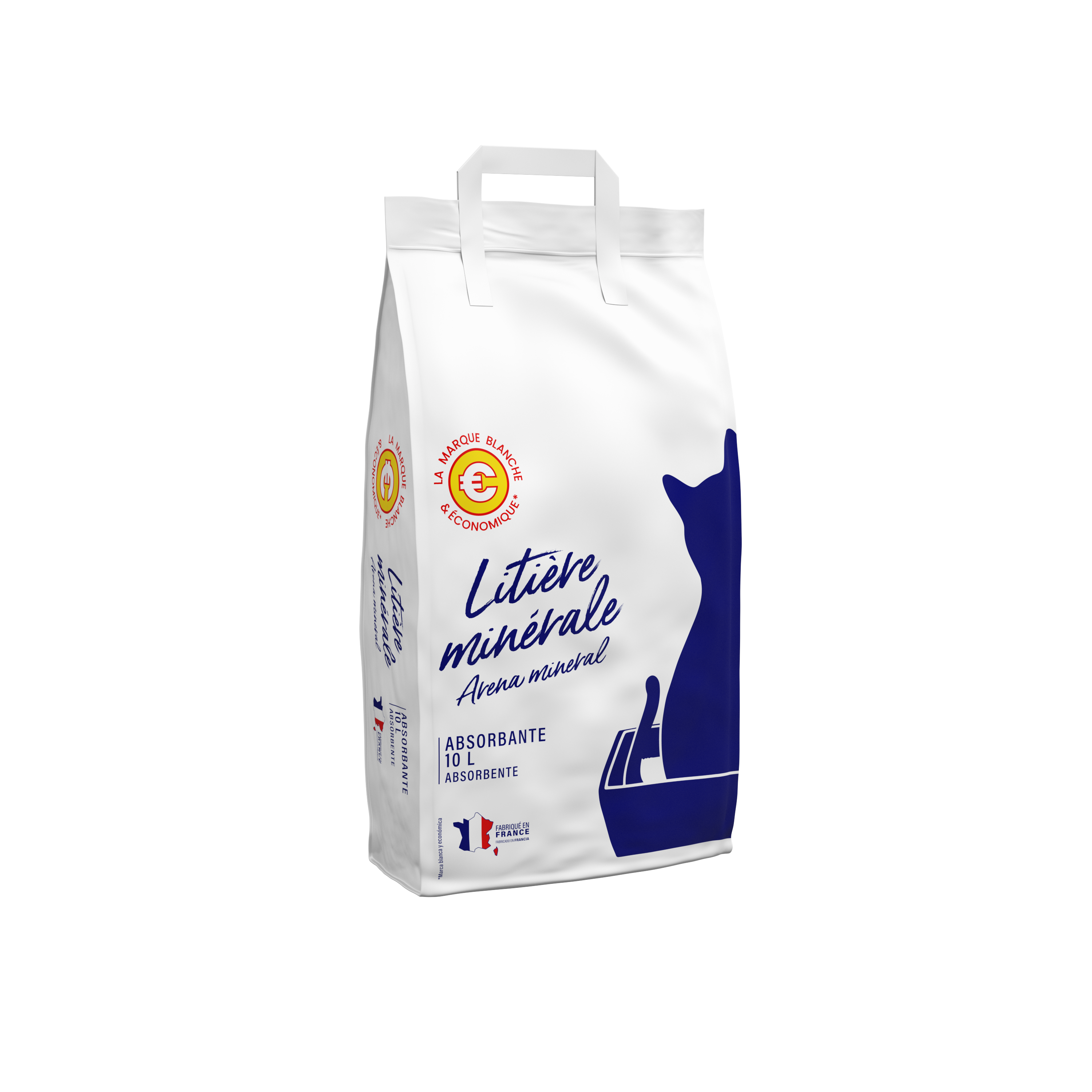 Marque Economique - Litière absorbante minérale pour chat - 10 L - Image 5