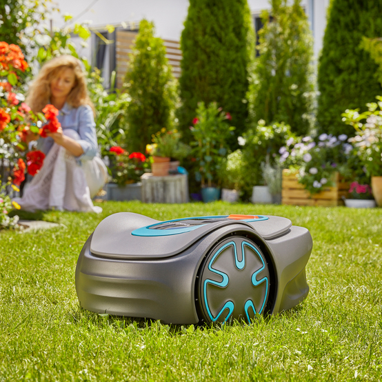 Gardena - Tondeuse robot Sileno minimo plastique multicolore L.60 cm l.50 cm H.31 cm - Husqvarna - Image 3