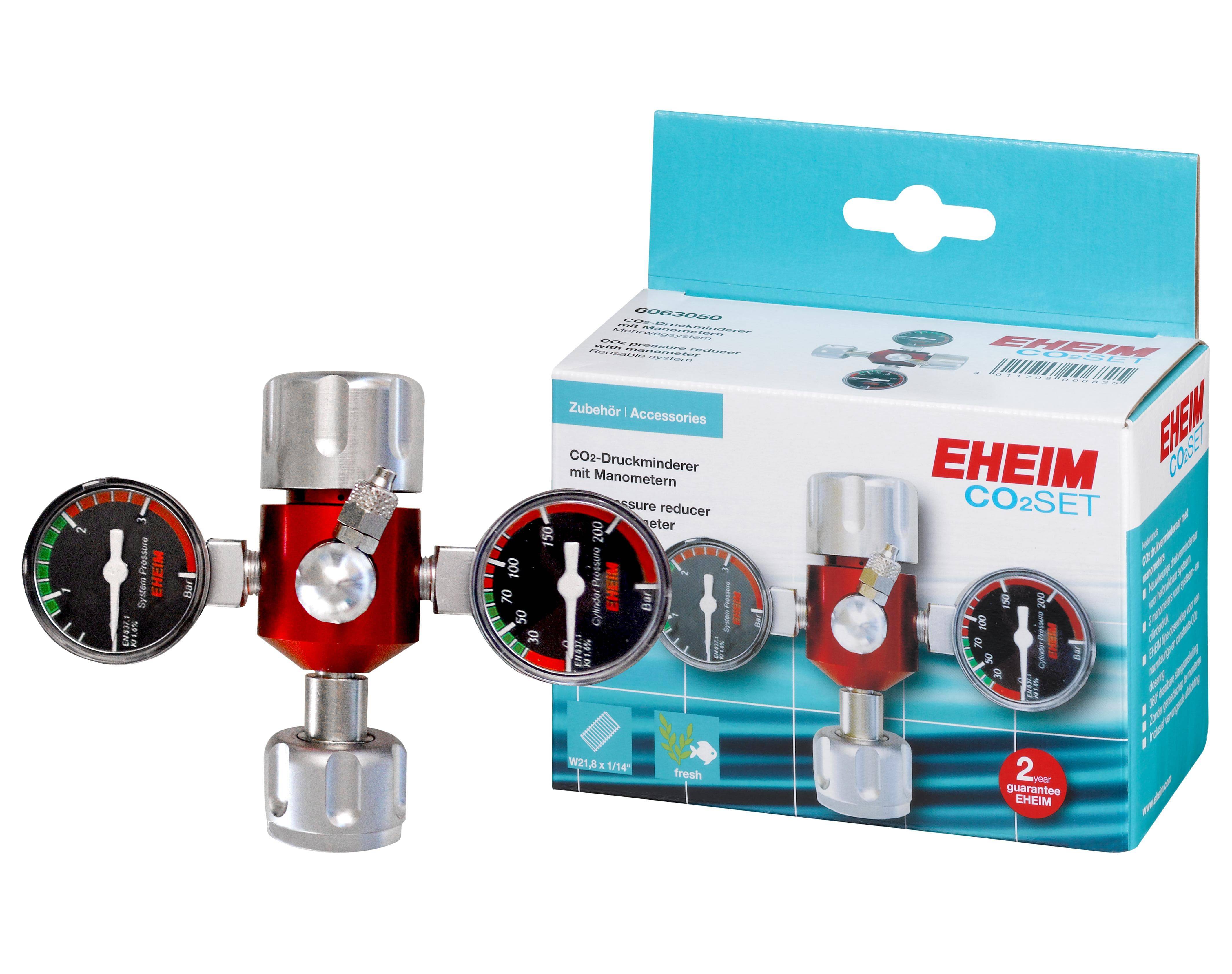 Eheim - Réducteur de pression de Co2 avec manomètre Eheim
