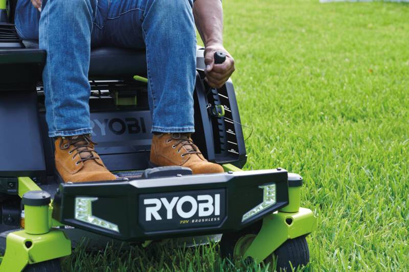 Ryobi - Tondeuse autoportée rider Zero -Turn brushless 72V lithium 76cm - RYOBI - Image 6