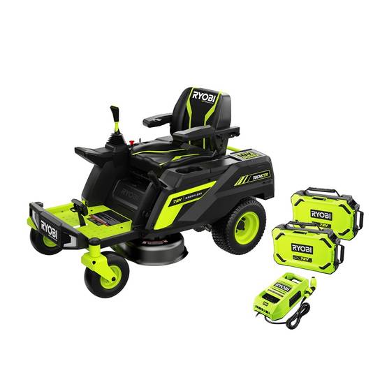 Ryobi - Tondeuse autoportée rider Zero -Turn brushless 72V lithium 76cm - RYOBI - Image 1