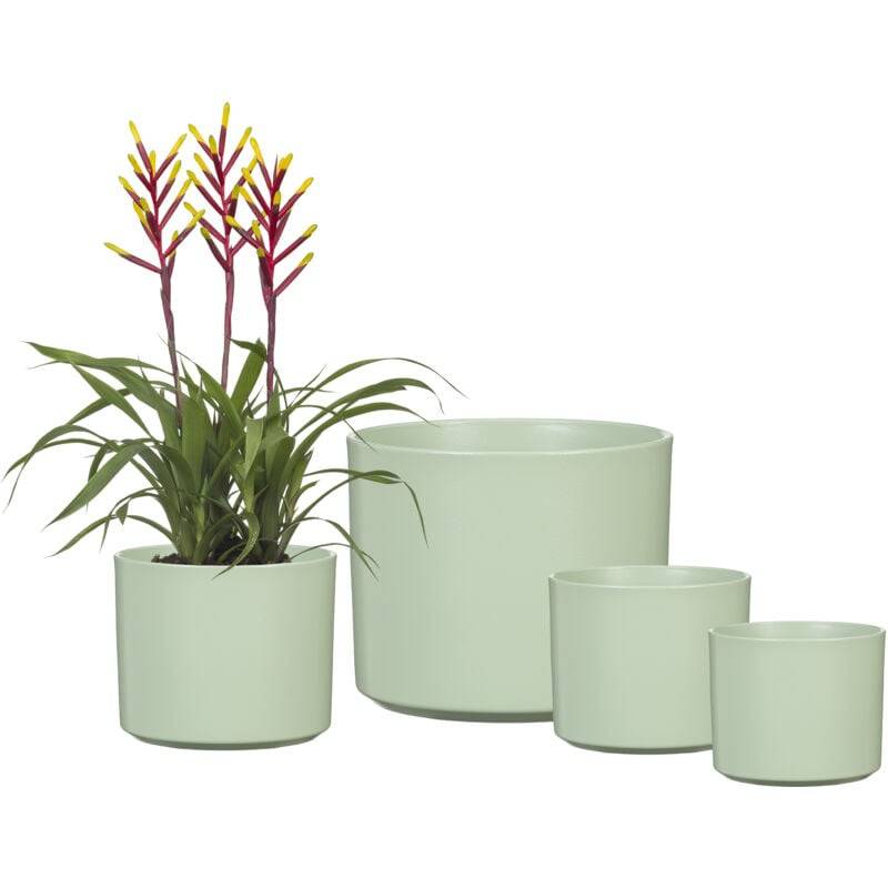 Scheurich Pot de fleurs en céramique, Couleur: Sage Green, 19 cm de diamètre, 17 cm de hauteur, 4 l de volume