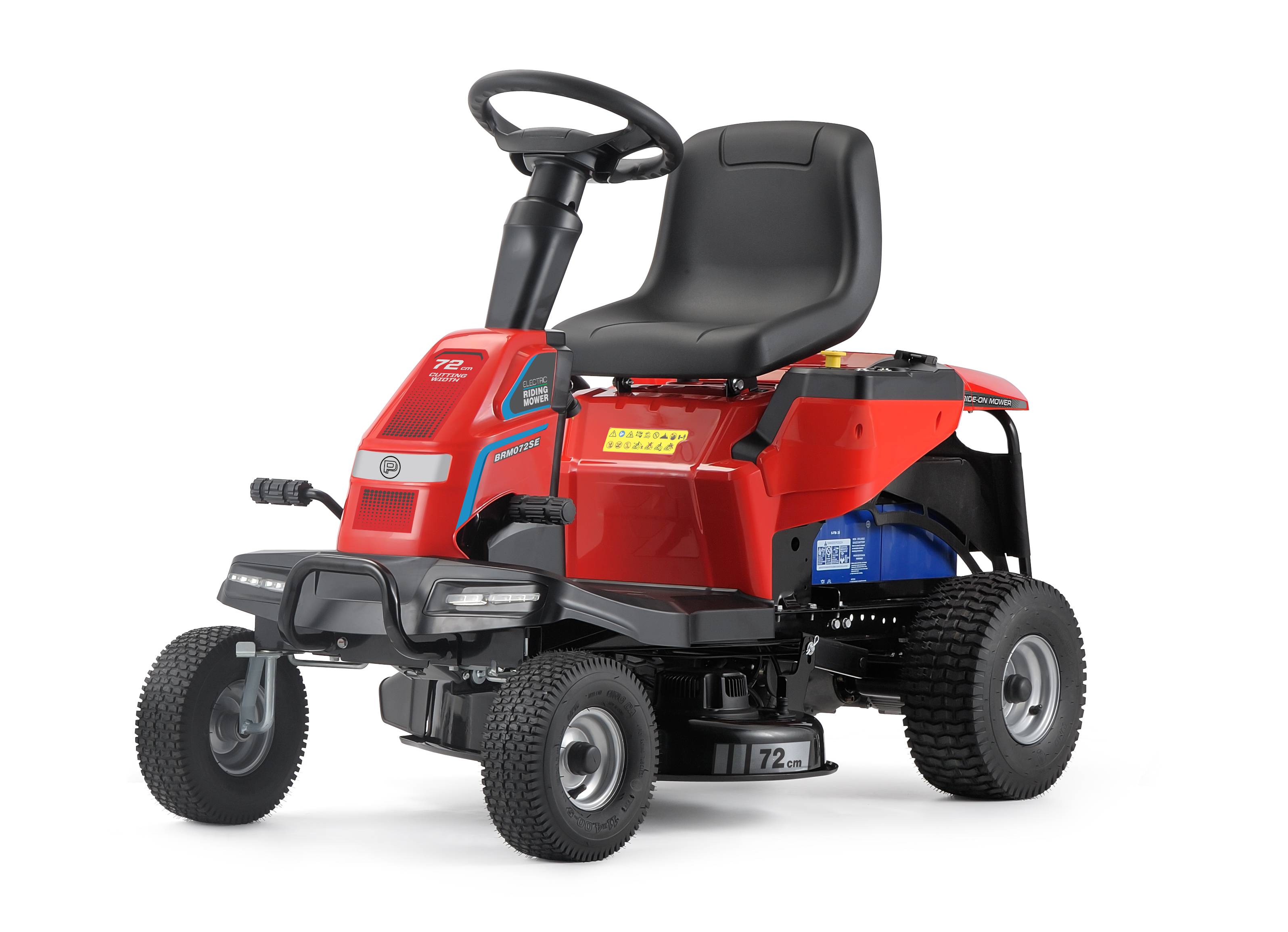 popster - Tondeuse autoportée / rider a batterie 48v 38ah 1200w 72cm mulching et chargeur inclus - POPSTER