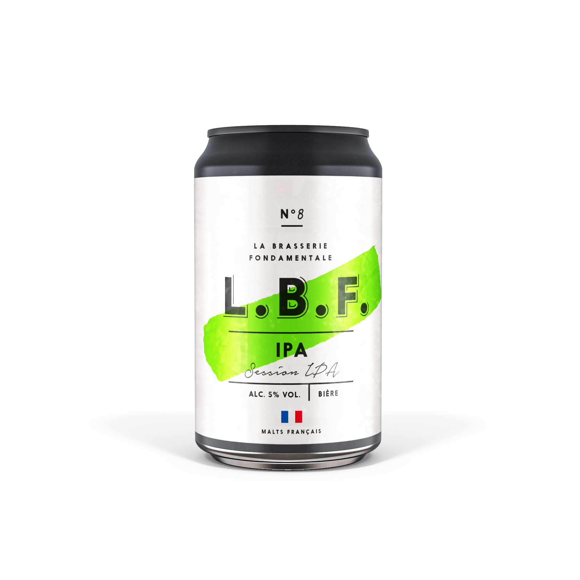 L.B.F. - Bière IPA (Session IPA) 5° canette 33 cl - L.B.F.