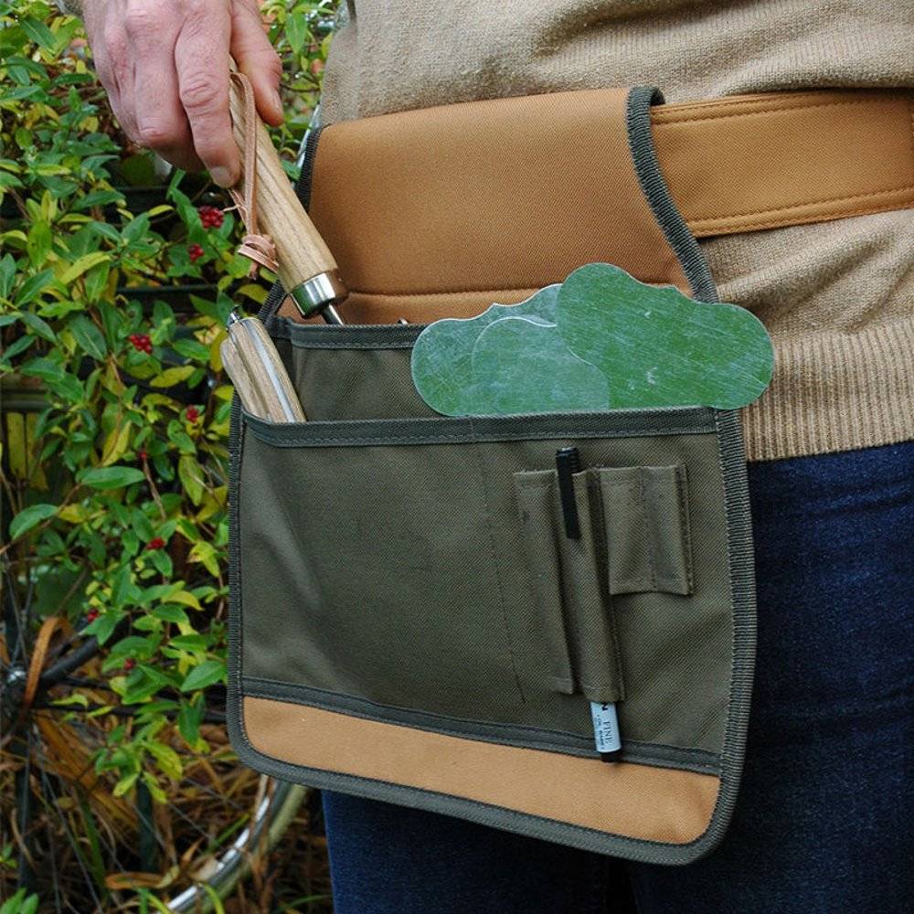 Ceinture à outils de jardin polyester vert ajustable - Esschert design bv 1 - Image 3