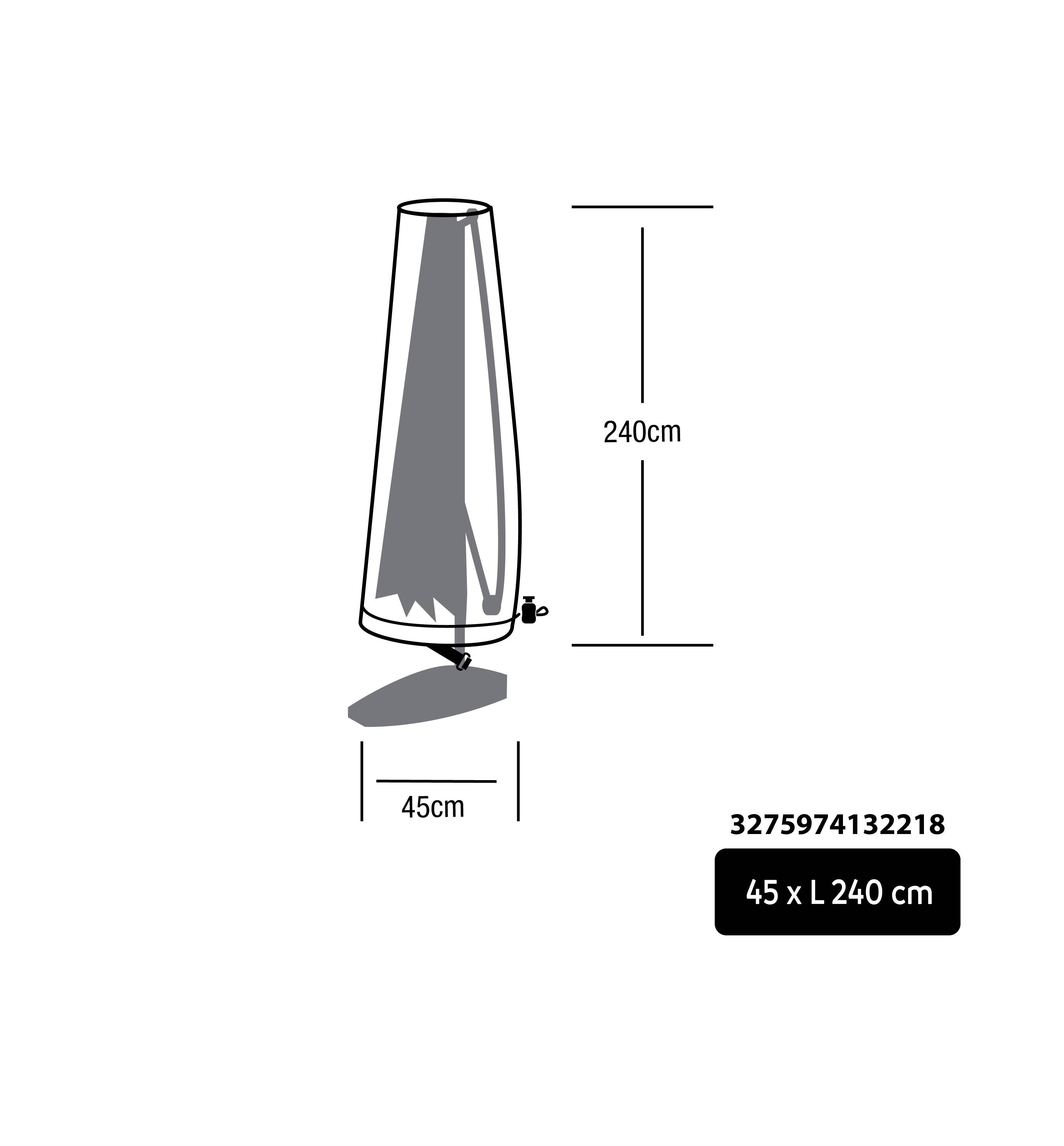 Ecloz - Housse de protection parasol déporté ECLOZ