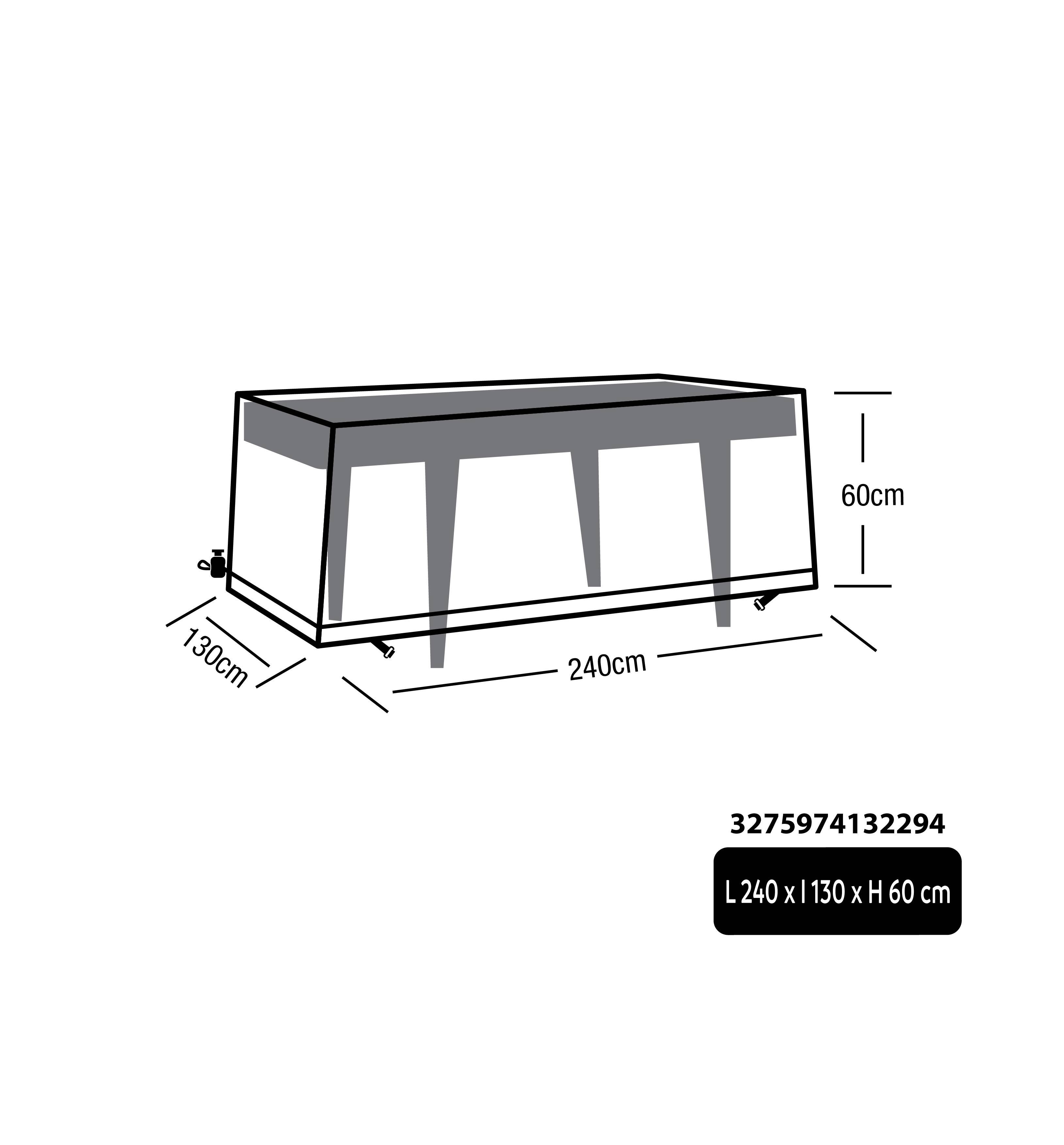 Ecloz - Housse de protection pour table taille XL ECLOZ