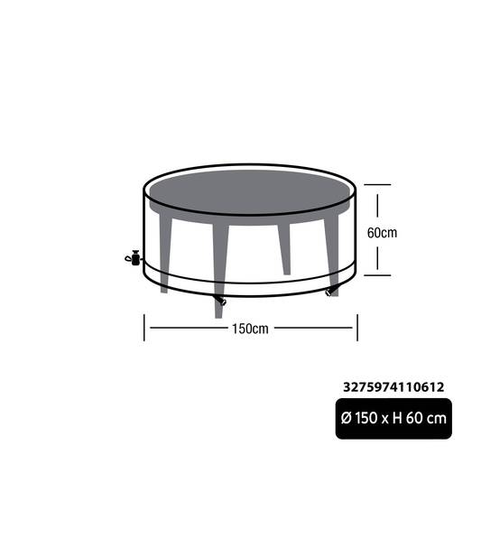 Ecloz - Housse de protection pour table ronde 150cm ECLOZ