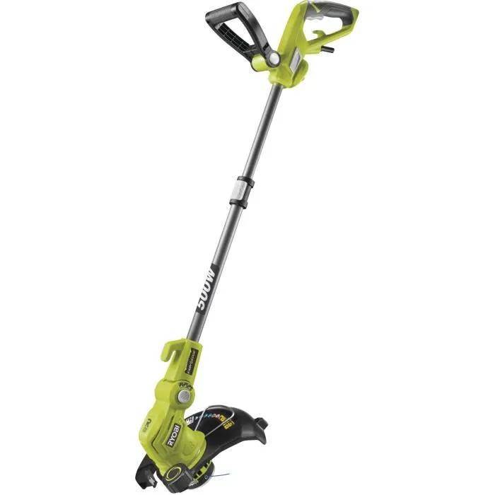 Coupe-bordures électrique torsadé vert anthracite Ø coupe 27 cm Ø fil 2 x 1,65 mm - Ryobi - Image 1
