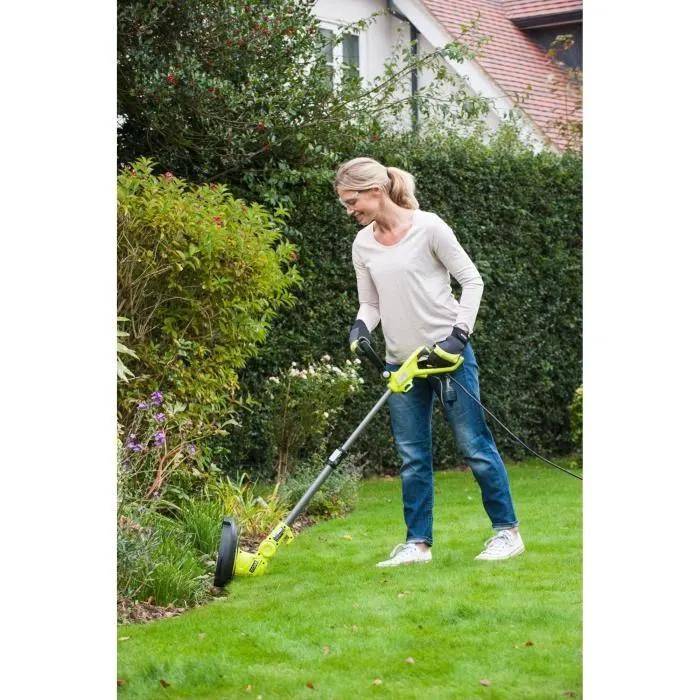 Coupe-bordures électrique torsadé vert anthracite Ø coupe 27 cm Ø fil 2 x 1,65 mm - Ryobi - Image 7