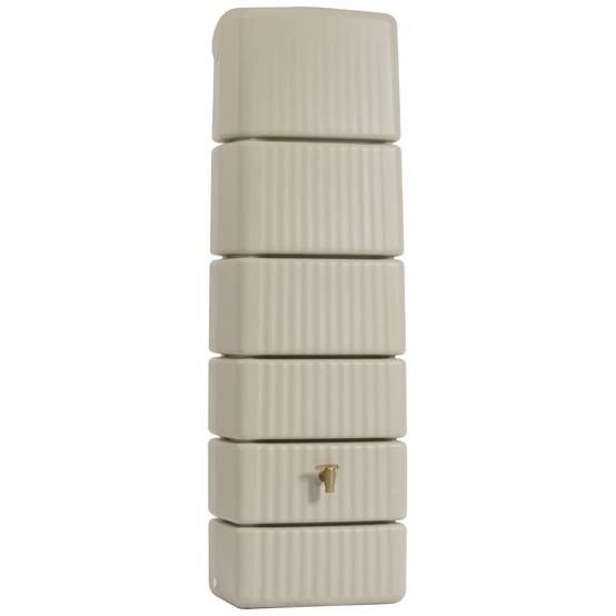 Garantia - Récupérateur d'eau de pluie 300L mural robinet inclus Sable Slim - GRAF - Image 3