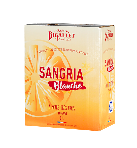 Bigallet - Sangria blanche 10° 3 L - Bigallet