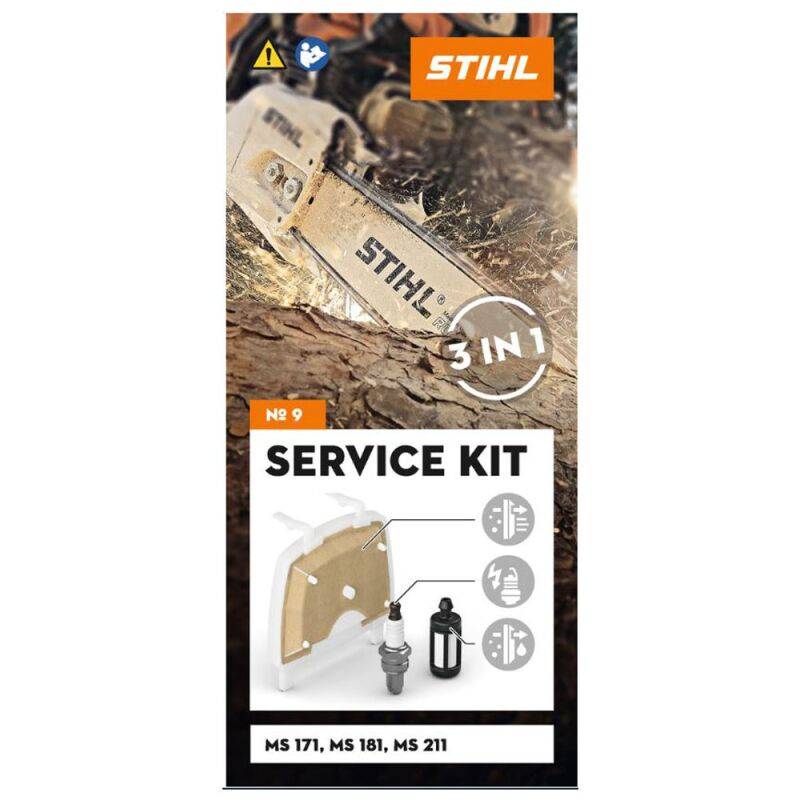 Kit d'entretien pour tronçonneuse filtre à air, crépine, bougie - Stihl - Image 2