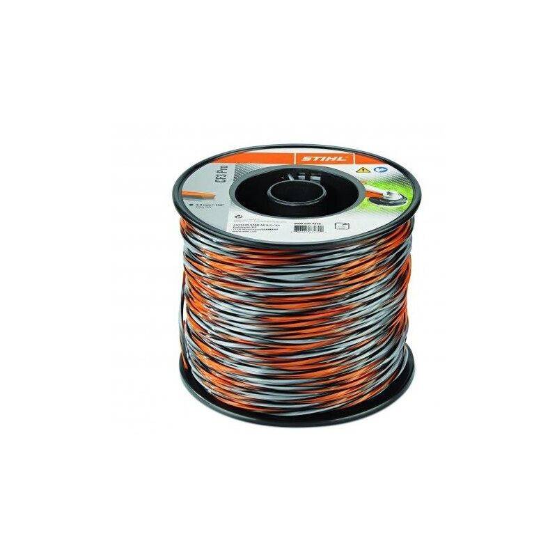 Bobine fil débroussailleuse carbone orange et noir Ø 3.0 mm L.134.0 m CF3 Pro - Stihl - Image 2