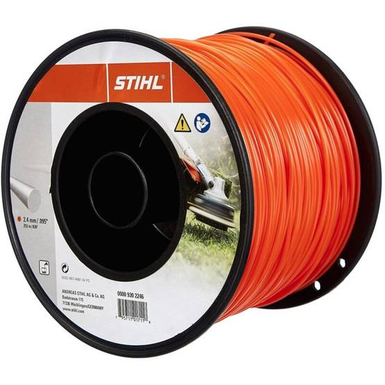 Bobine de fil rond nylon orange Ø2.4 mm L.253 m - Stihl - Image 2