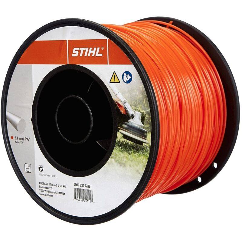 Bobine de fil rond nylon orange Ø2.4 mm L.253 m - Stihl - Image 2