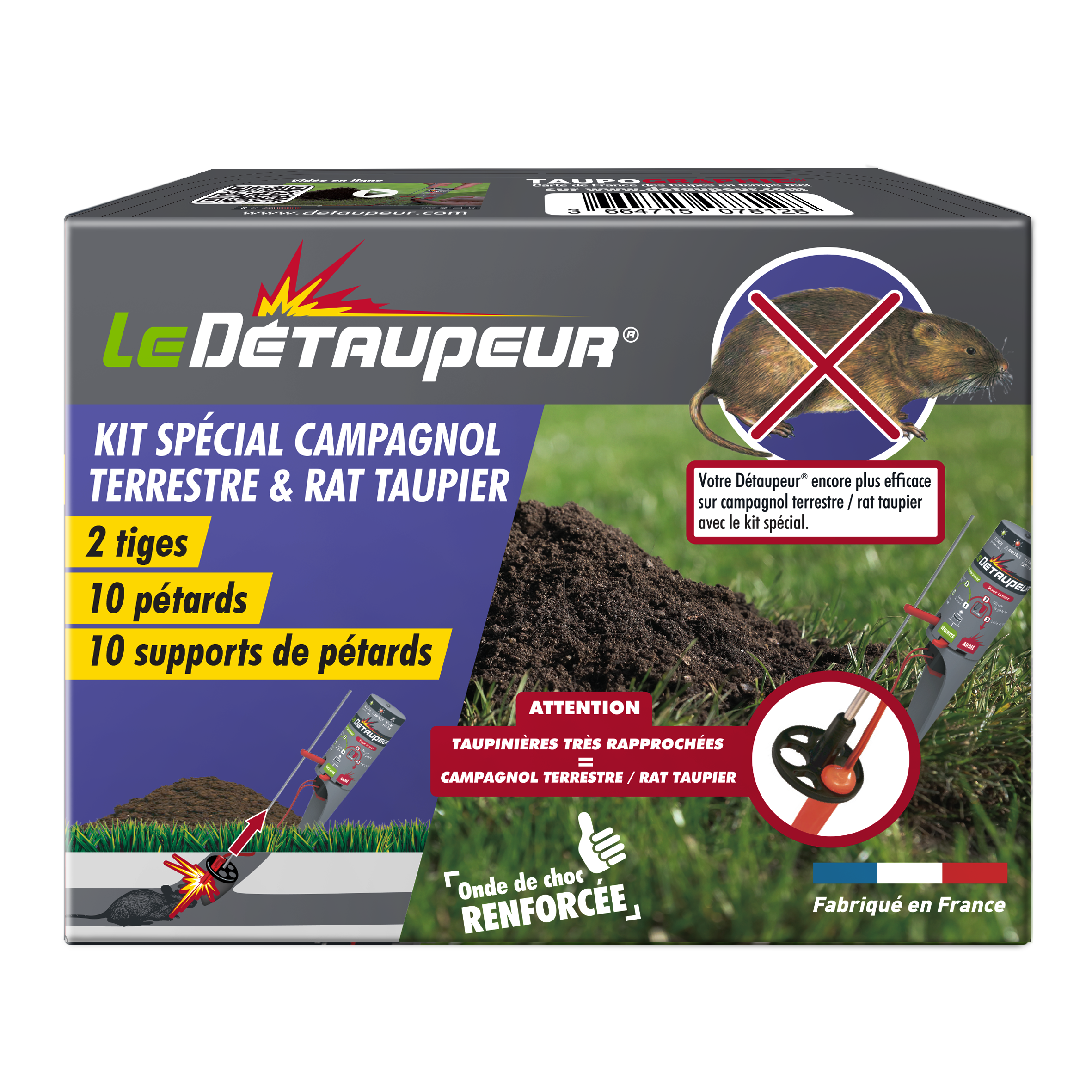 Le Detaupeur - Kit campagnol terrestre