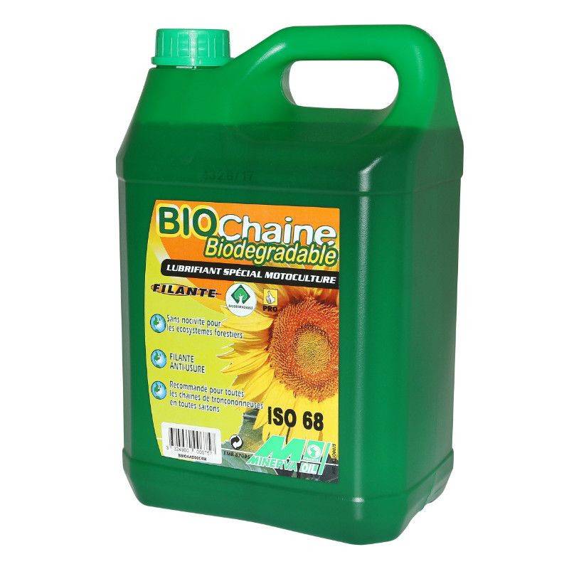 Minerva-Oil - Chaine eco attitude lubrifiant 5L - Minerva-Oil
