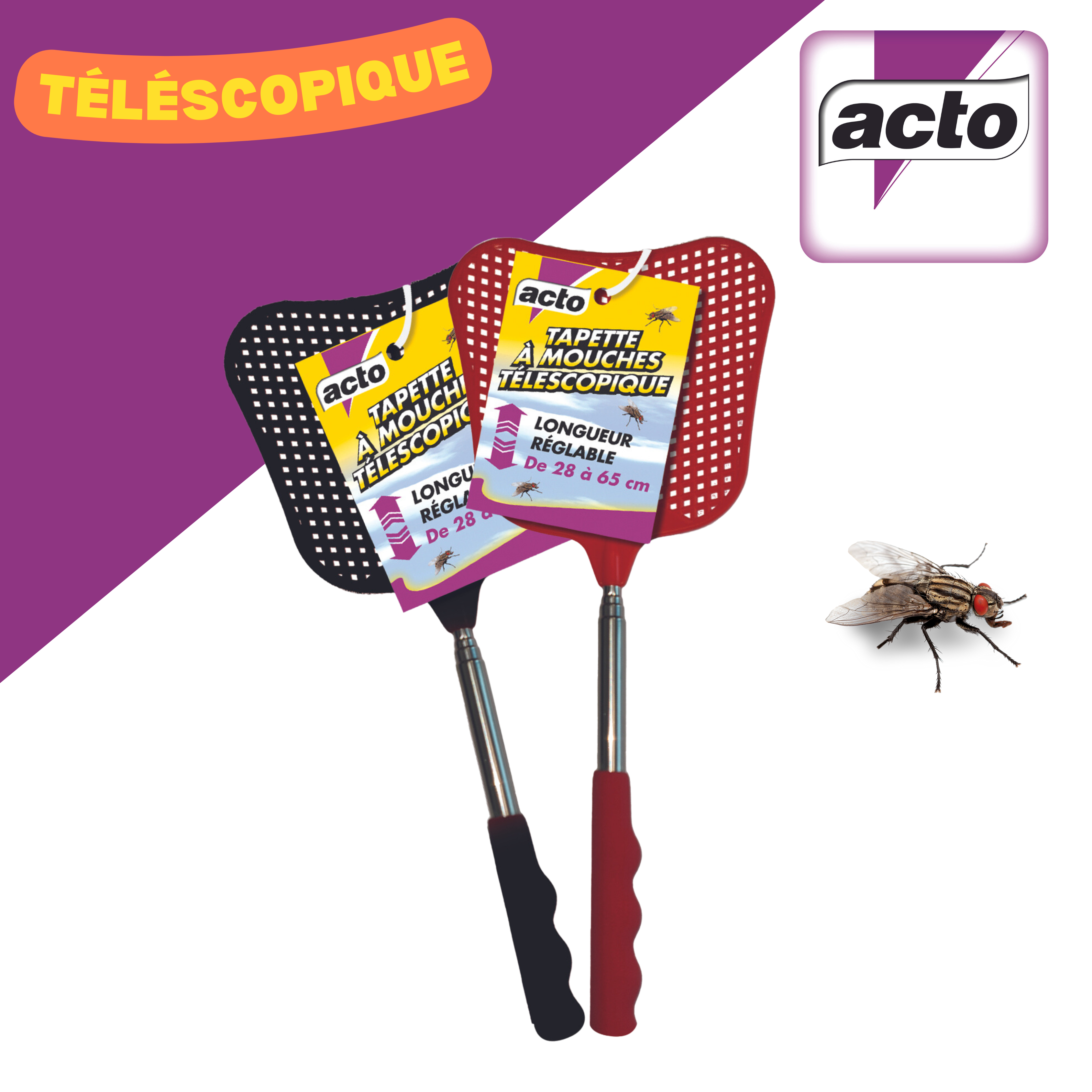 Acto - ACTO tapette à mouches est efficace contre les mouches et toutes sortes d’insectes. - Image 1