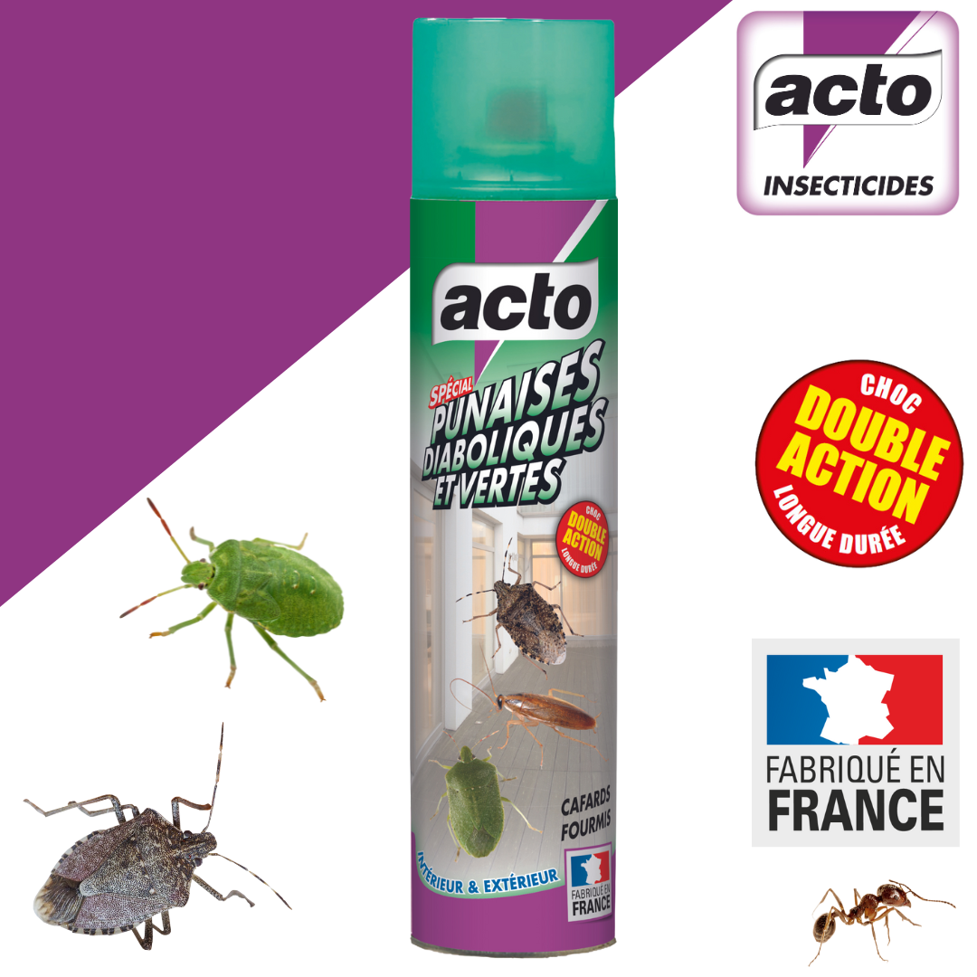 Acto - AÉROSOL SPÉCIAL PUNAISES DIABOLIQUES ET VERTES - Image 1